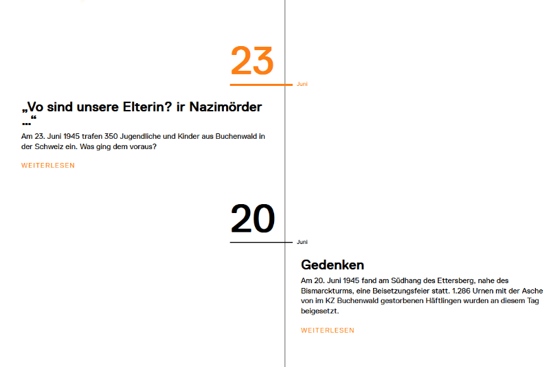 OTD Zeitstrahl